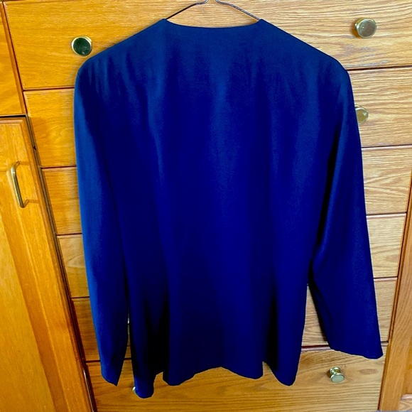 ladies Jacket and matching pants wide leg size 9/10 - Picture 2 of 5